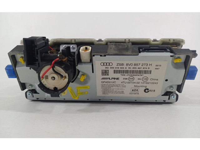 Дисплей 8V0857273H Audi A3 S3 8V