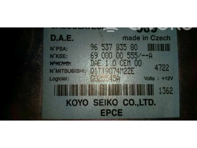 Блок управления 9653783580, 6900000555A   Citroen C2