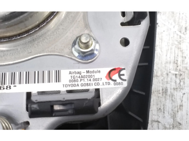 Подушка безопасности водителя TG14A02001, 0589P1000447 Mitsubishi Outlander