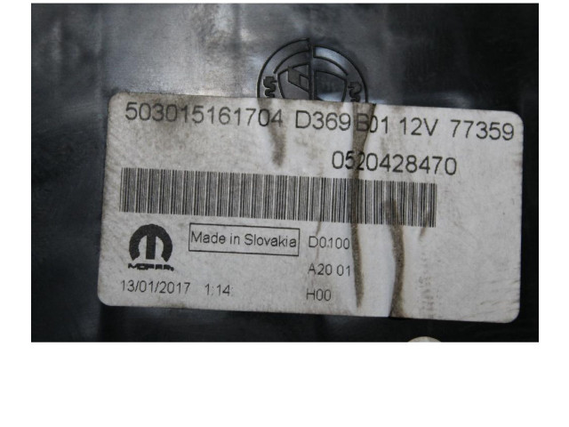 Přístrojová deska Fiat Doblo 2010