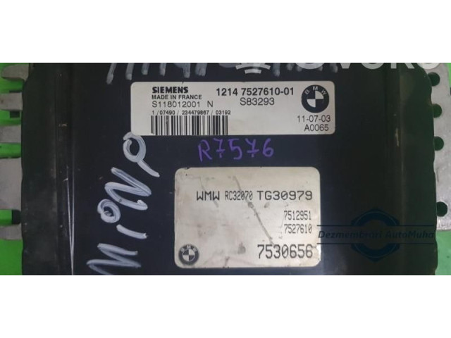 Блок управления двигателем Блок управления 12147527610, 12147527610. Mini Cooper Hatch Hardtop