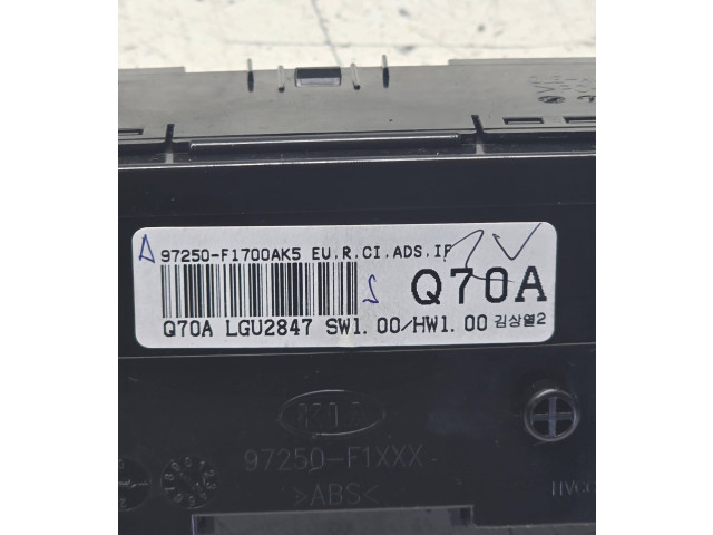 Блок управления климат-контролем 97250F1700AK5, LGU2847 KIA Sportage