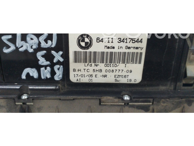 Блок управления климат-контролем 3417544   BMW X3 E83