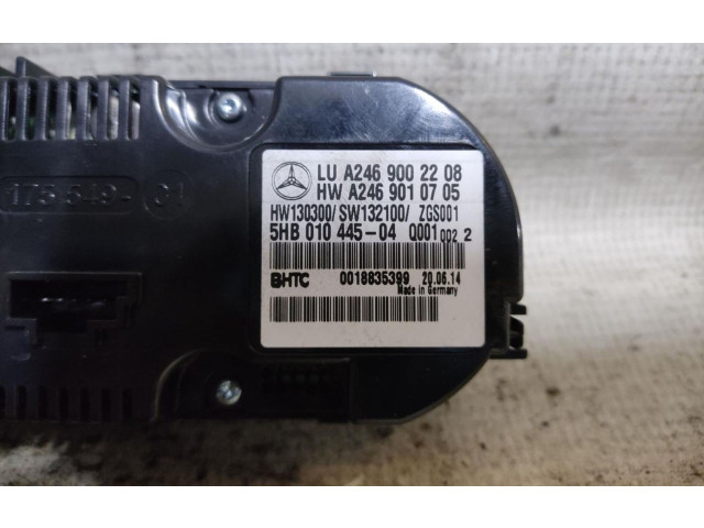 Блок управления климат-контролем A2469002208   Mercedes-Benz A W176