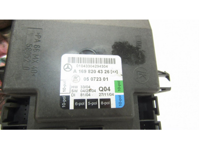 Блок управления A1698204326 Mercedes-Benz A W169