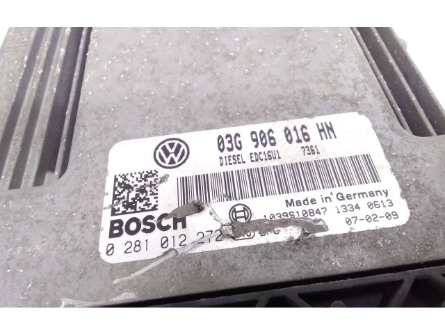 Řídící jednotka 03G906016HN, 0281012272   Volkswagen Caddy 2007