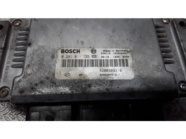 Řídící jednotka 0281011725, 8200309318 Renault Laguna II 2002