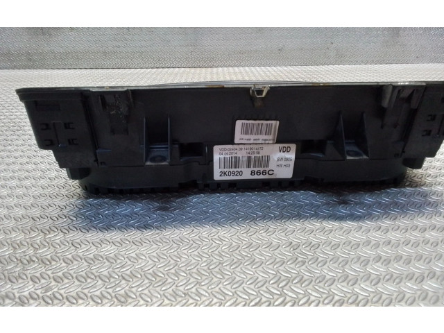 Přístrojová deska  Volkswagen Caddy 2014 2K0920866C  