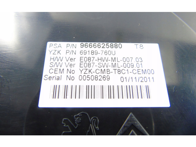 Панель приборов 9666625880   Peugeot 5008       