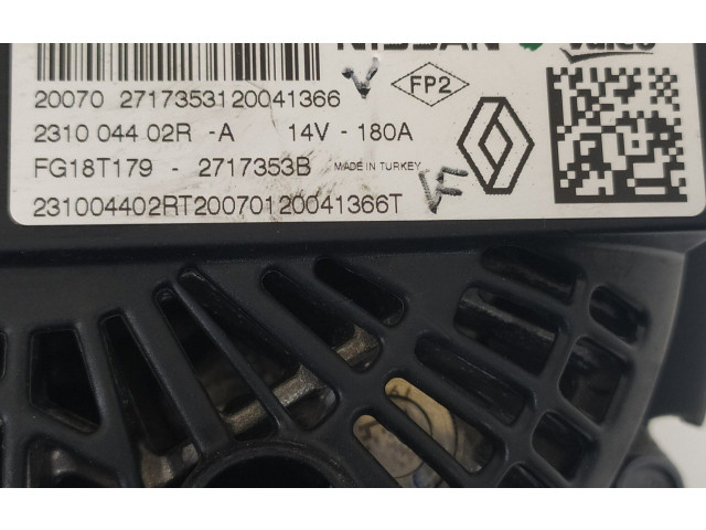 Генератор 231004402R, 2717353B Dacia Duster II 1.5