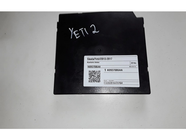 Блок комфорта 1K0937086AA Skoda Yeti (5L)