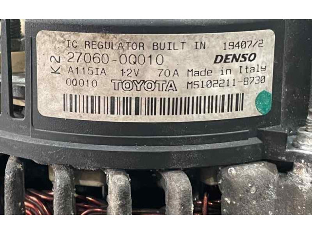 Генератор 270600Q010, A115IA Peugeot 107