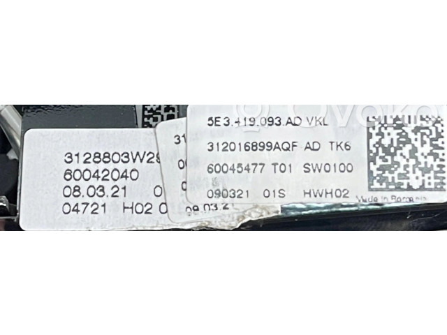 Руль Skoda Octavia Mk4 2019 - года 5E3419093AD