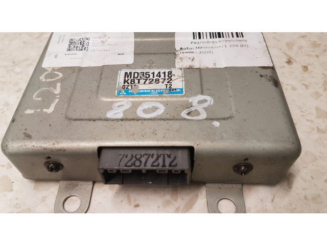 Блок управления двигателя MD351418, K8T72872 Mitsubishi L200