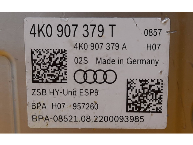 Блок АБС 4K0907379T, 4K0907379T   Audi  A6 S6 C8 4K  2018 -  года