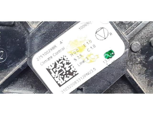 Блок управления климат-контролем 275100298R   Dacia Jogger