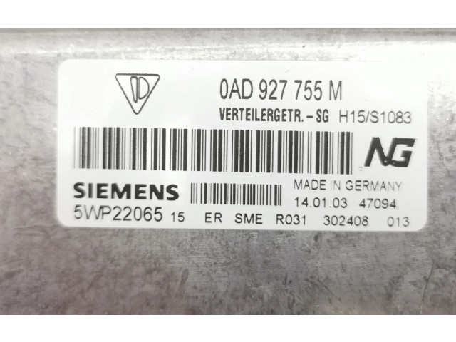 Řídící jednotka 0AD927755M Porsche Cayenne (9PA) 2005