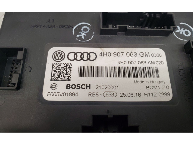 Блок комфорта 4H0907063GM, 4H0907063AM Audi A7 S7 4G