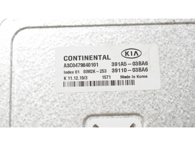 Блок управления двигателя 391A503BA6   KIA Ceed