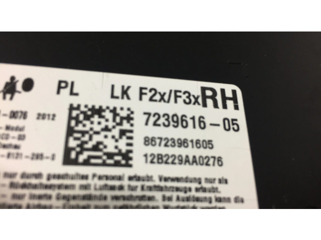 Подушка безопасности в сиденье 7239616   BMW 1 F20 F21