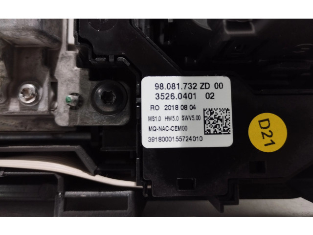 Дисплей    9825031680, 98081732ZD   Peugeot Expert