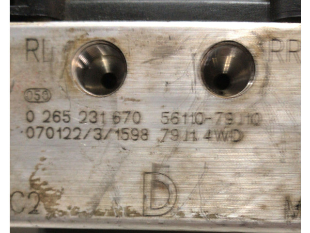 Jednotka ABS 0265231670, 0265231670 Fiat Sedici 2006
