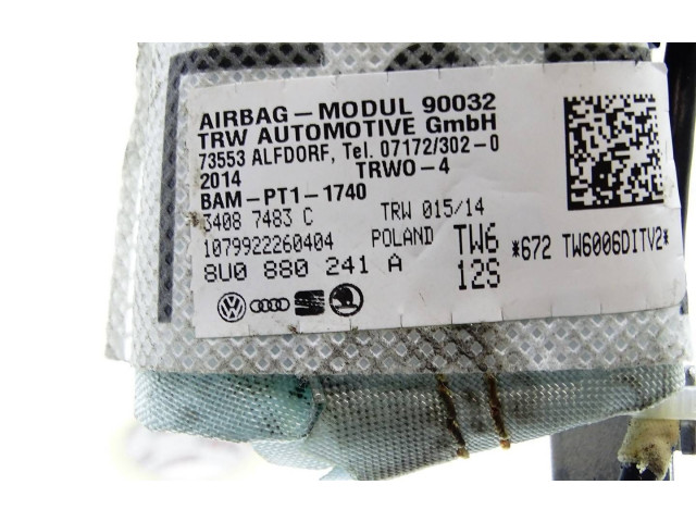Подушка безопасности в сиденье 8U0880241A, 071723020   Audi Q3 8U