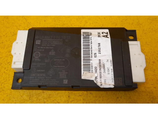 Блок управления A1679007012   Mercedes-Benz A W176