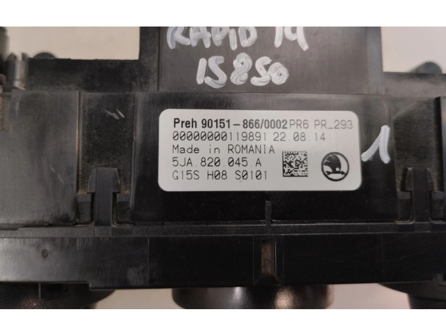 Модуль блока управления кондиционером 5JA820045A Skoda Rapid (NH)