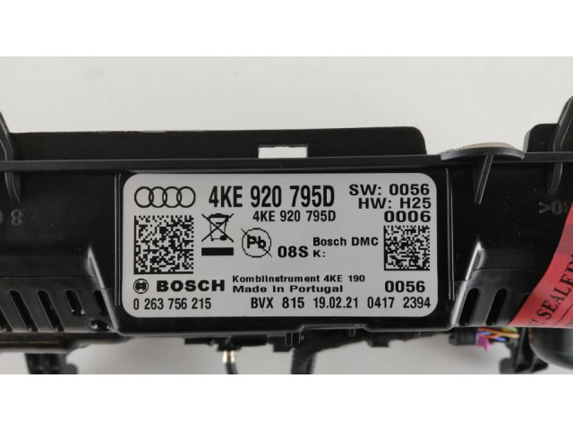 Панель приборов 4KE920795D, 0263756215 Audi e-tron