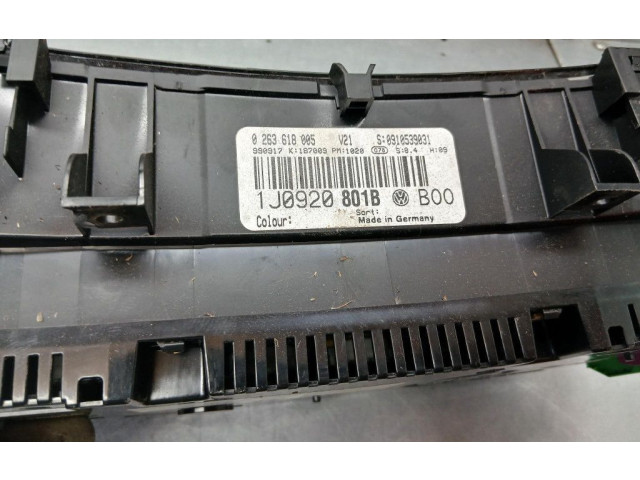 Панель приборов    Volkswagen Bora       