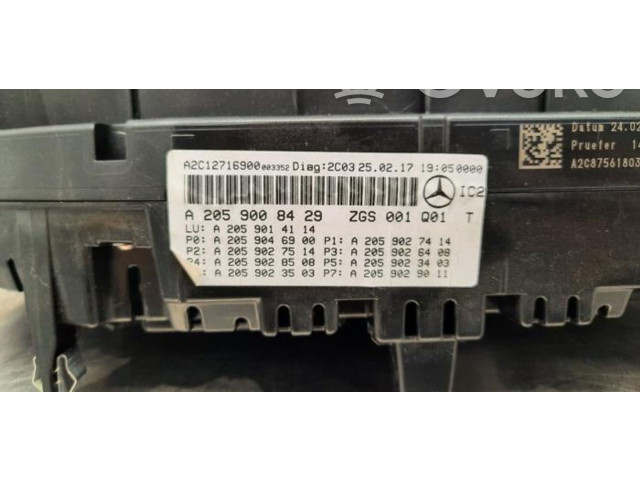Панель приборов A2059008429   Mercedes-Benz GLC C253       