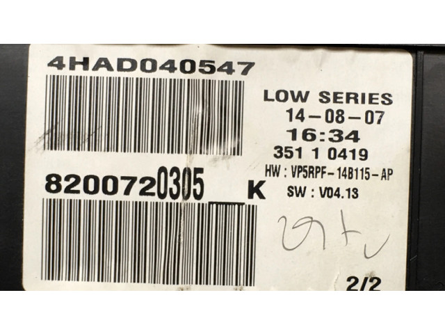 Přístrojová deska Renault Scenic II - Grand scenic II 2005 4HAD040547, 8200720305