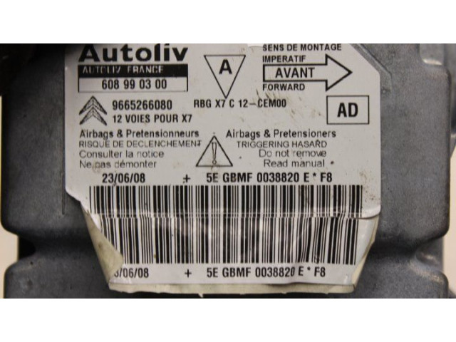 Блок управления 9665266080, 608990300 Citroen C5