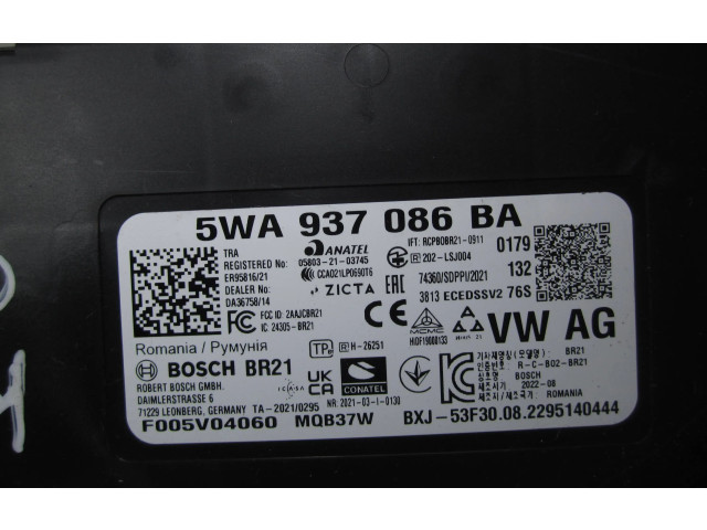 Блок комфорта 5WA937086BA Volkswagen Caddy