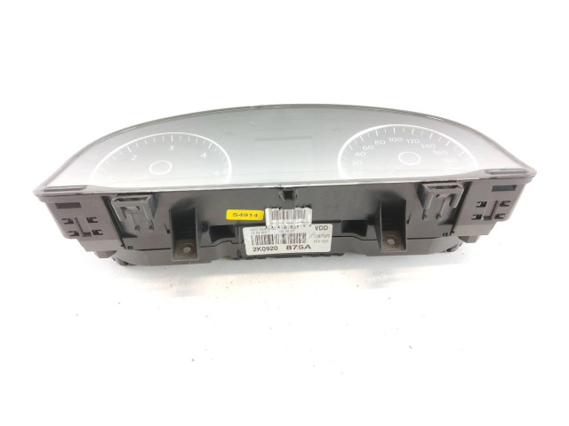 Přístrojová deska Volkswagen Caddy 2011 2K0920875A, 1119010531