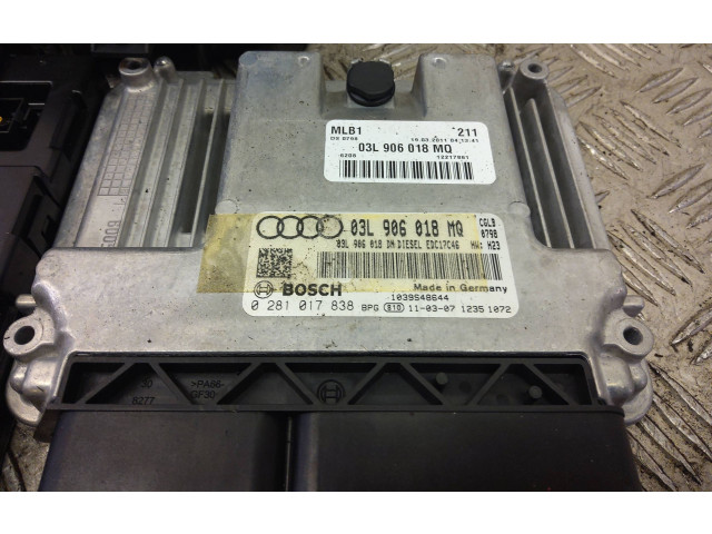 Комплект блоков управления 03L906018MQ, 0281017838 Audi Q5 SQ5