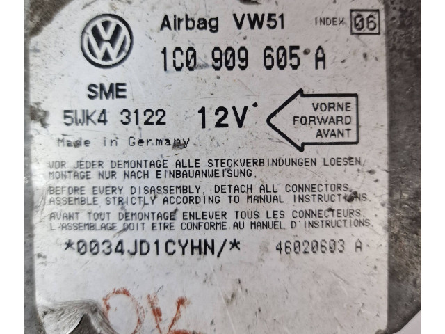 Блок подушек безопасности 1C0909605A, 46020603A   Volkswagen Transporter - Caravelle T5