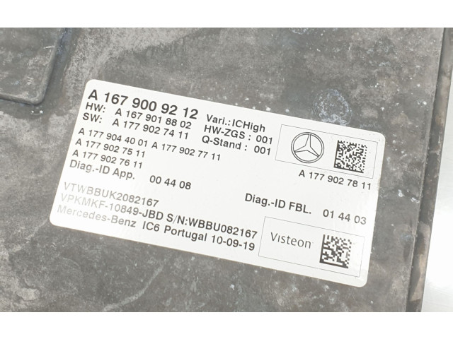 Блок управления A1679009212, A1679009212   Mercedes-Benz GLE W167