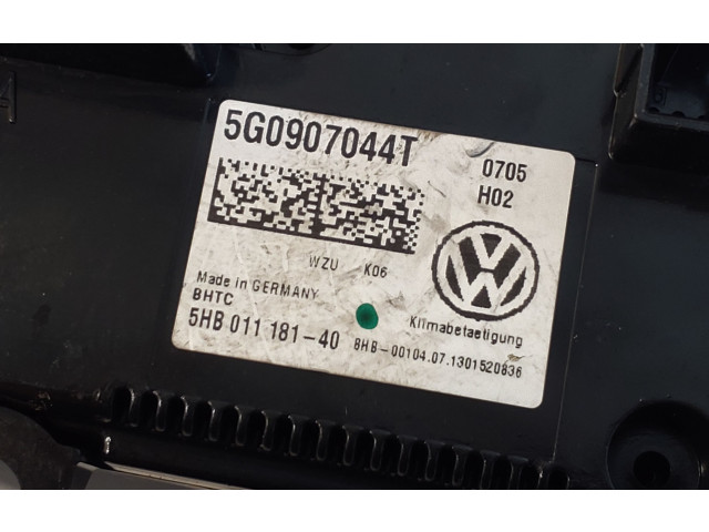 Блок управления климат-контролем 5G0907044T Volkswagen Golf Sportsvan