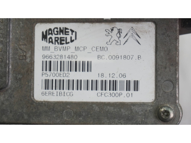 Блок управления коробкой передач 9663281480 Citroen C4 I Picasso