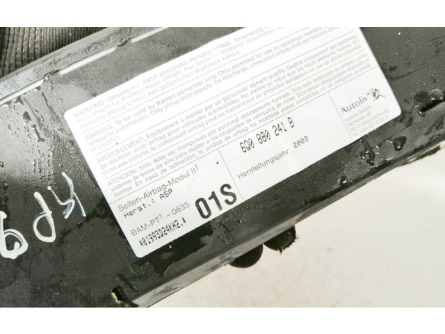 Подушка безопасности в сиденье 6q0880241b, bam-pt1-0635   Skoda Fabia Mk2 (5J)