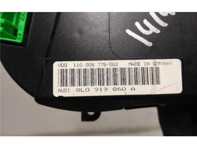 Панель приборов 8L0919860A, 8L0919860A Audi A3 S3 8L