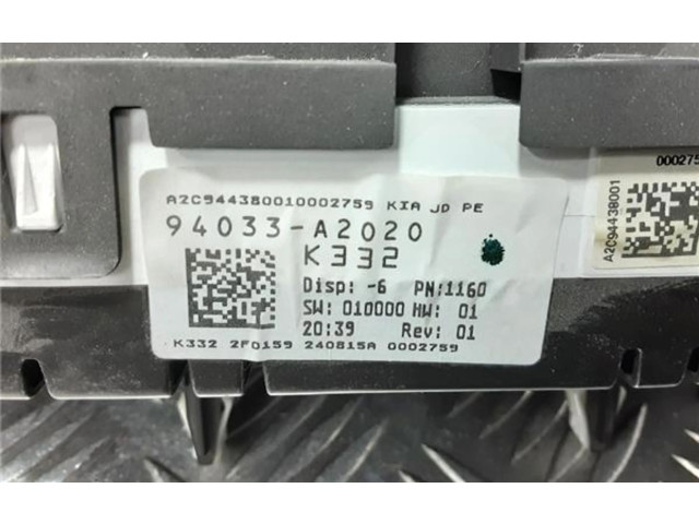 Панель приборов 94033A2020, 94033A2020 KIA Pro Cee'd I