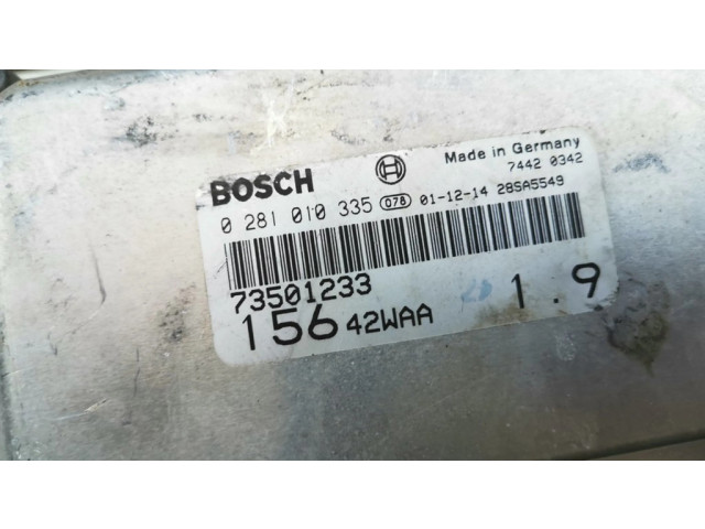 Řídící jednotka 0281010335, 46761015   Alfa Romeo 156 2003