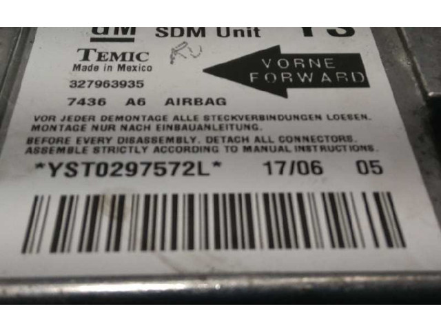 Блок подушек безопасности 13203620   Opel Meriva A