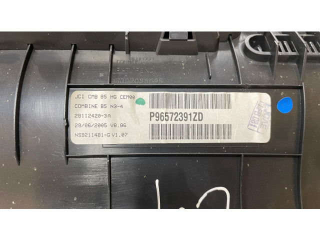 Панель приборов P96572391ZD, 281123579   Citroen C4 I       