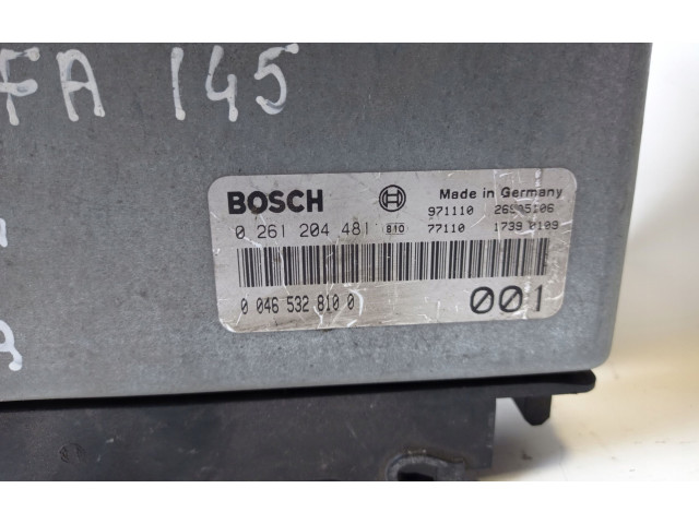 Řídící jednotka 0261204481 Alfa Romeo 145 - 146 1996