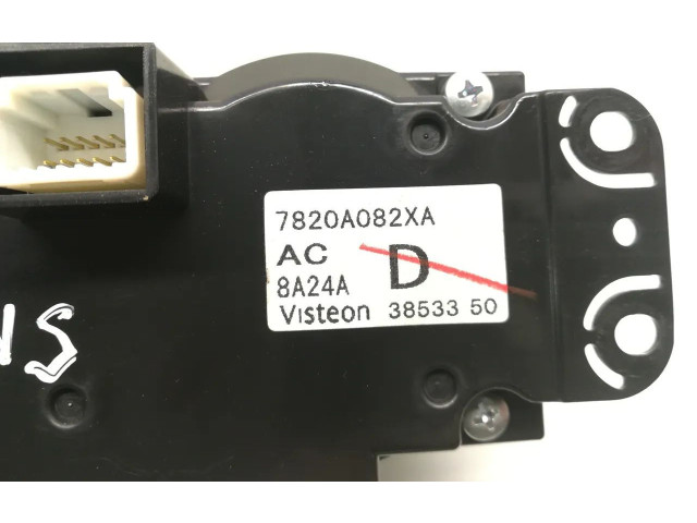 Блок управления климат-контролем 7820A082XA, 3853350 Citroen C-Crosser