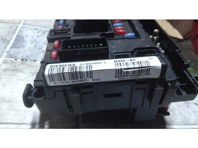   Pojistková skříňka 9650618480, U118470003L   Citroen Berlingo 2006